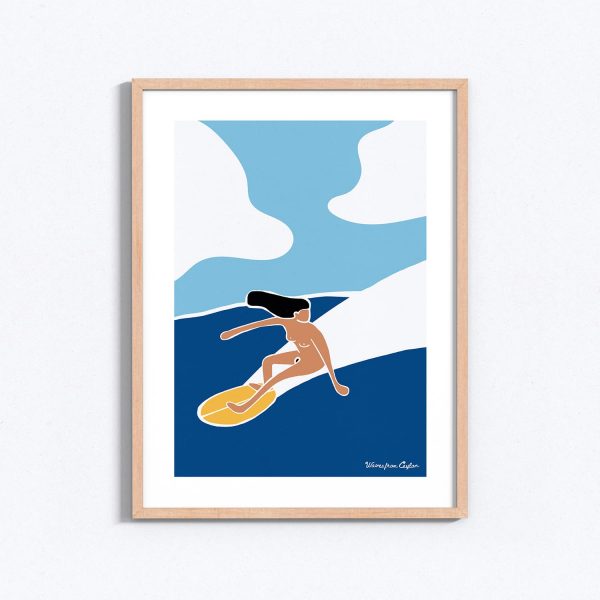 Just surfing - Illustration - Waves from Ceylon